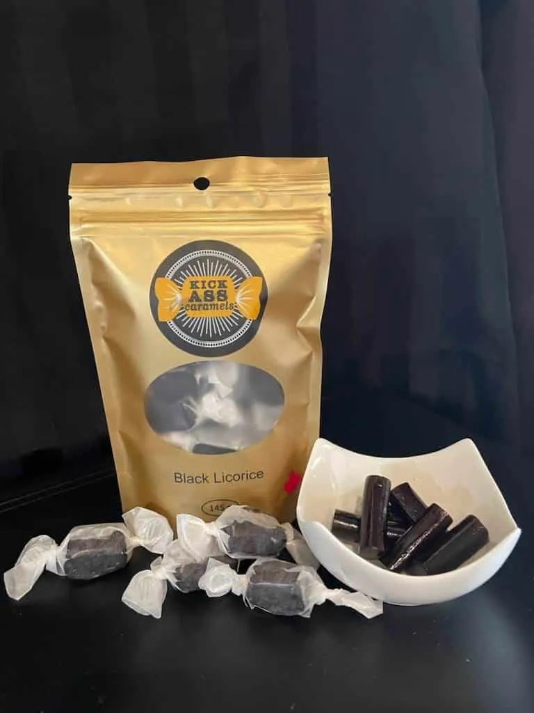 Black Licorice Caramels